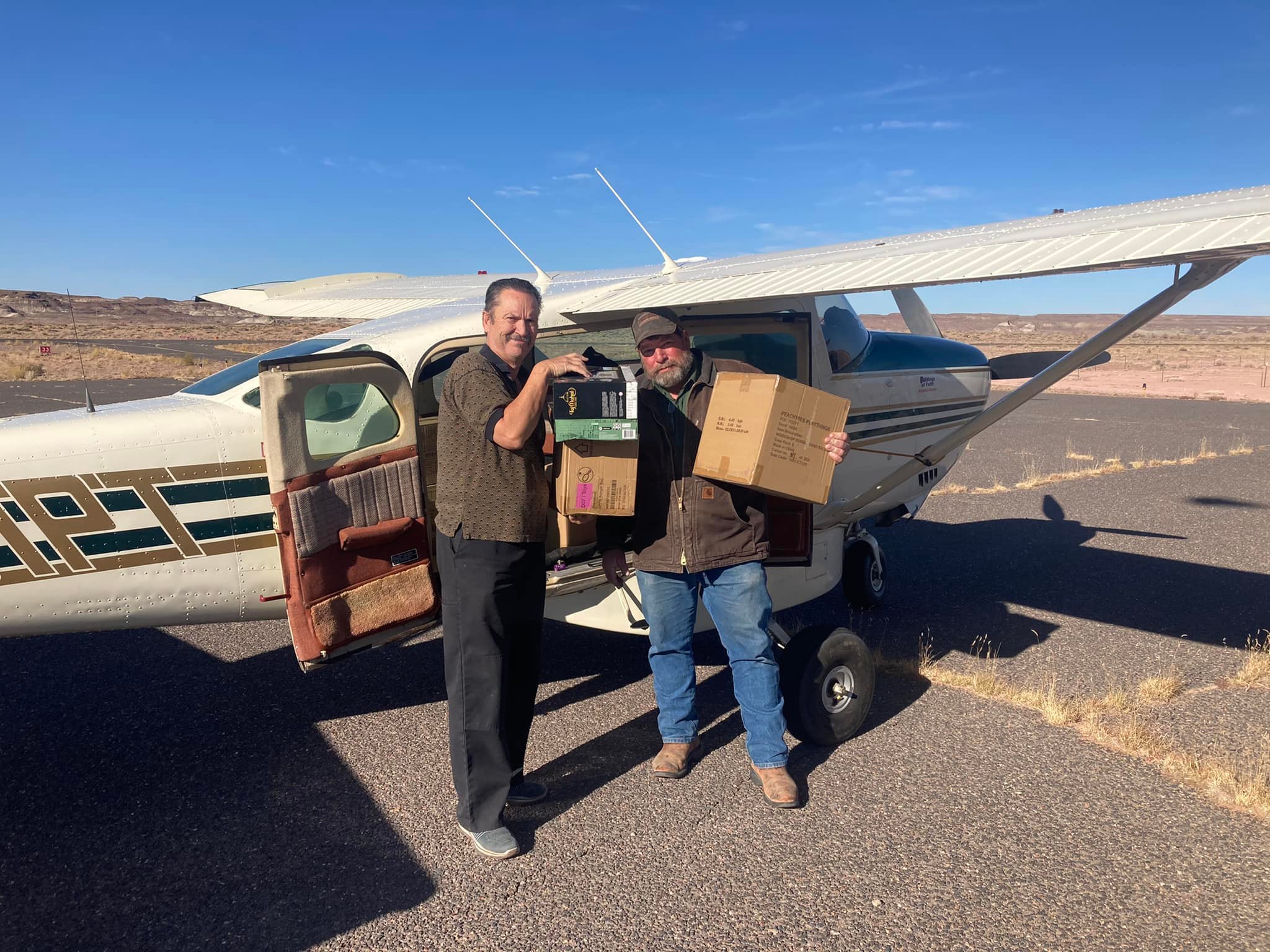 Hundreds of toys distributed to children on the Indian reservations